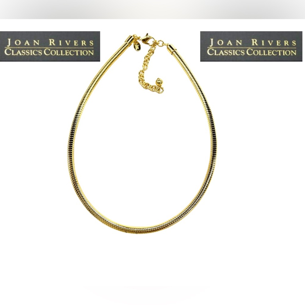 Joan Rivers Vintage Round Omega Necklace - Picture 2 of 5